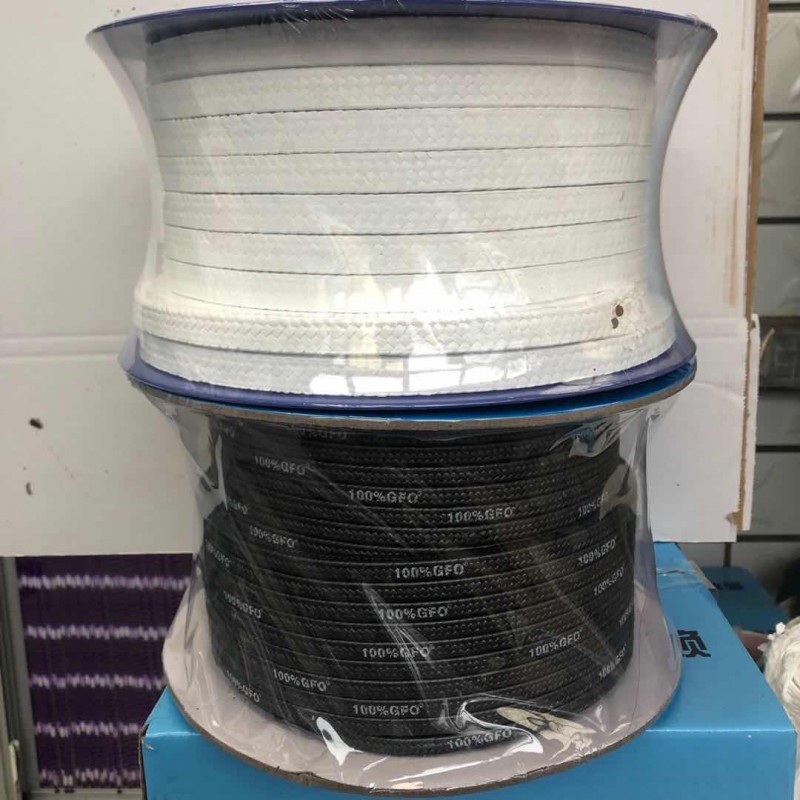 黑白四氟盤根，鎳絲石墨盤根廠家