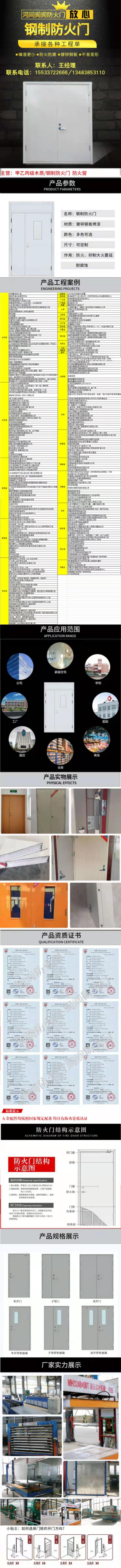 防火門，甲級防火門，鋼制防火門