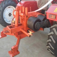 電纜施工設備 加裝液壓尾架 雙卷筒拖拉機絞磨