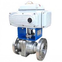 電動切斷球閥 意威法蘭式電動切斷球閥 上海