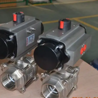 氣動(dòng)三片式球閥Q611F 法蘭氣動(dòng)二片式球閥