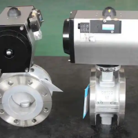 不銹鋼對(duì)夾式氣動(dòng)蝶閥 D671X氣動(dòng)蝶閥